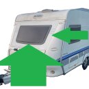 Hobby Wohnwagen Fenster ca 133,5 x 69 gebr. Parapress...