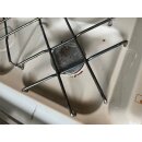 Cramer Wohnmobil-Kochfeld 3-flammig gebraucht 50mba gebraucht (Emaille) ca 40 x 50 mit Typenschild CE-1129 - Sonderpreis (Rost unten) - mit Glasabdeckung/Glasplatte