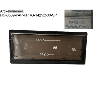 Hobby Wohnwagenfenster Parapress gebraucht ca 148,5 x 65 bzw 142,5 x 53  SONDERPREIS PPRG-RX  (ca BJ 85-89) (Ausstellfenster/Aufstellfenster)