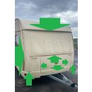 Tabbert Wohnwagen Gaskastendeckel-Blende Bugverkleidung...
