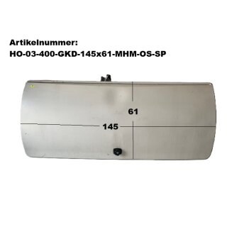 Hobby Gaskastendeckel ca 145 x 61 gebraucht (zB 400 BJ 2003) ohne Schlüssel - mit Hebemechanik - SONDERPREIS - Bugfrontdeckel / Bugklappe / Gasklappe / Flaschenkastendeckel / Flaschenkastenabdeckung