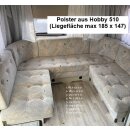 Polstergruppe U-Form ca 185 x 147  Liegefläche...