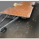 Plattformanhänger 1500kg ca 520 x 217 mit Brief, ZdR 170, ideal für TINY House, Quad- Zweirad-Maschinentransporter gebr. (von Tabbert 540 BJ 94)