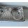 Cramer Kochfeld 50mba 3-flammig (links) mit Spülbecken gebraucht ca 100x47 cm (zB Hobby 440 BJ 97) ohne Typenschild