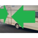 Tabbert Wohnwagentür / Aufbautür ca 187 x 56 bzw 181 x 50 gebraucht mit Rahmen ohne Schlüssel (zB 560 BJ 2000)