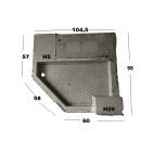 Duschwanne / Duschtasse ca. 104,5 x 98  Wohnwagen /...