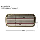Dethleffs Staufachklappe ca. 73,5 x 33 ohne...