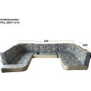 Polstergruppe U-Form 220 x 157 / Liegefläche ca 230...