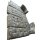 Polstergruppe U-Form 220 x 157 / Liegefläche ca 230 x 157 (10tlg) Wohnwagen / Wohnmobil (aus Bürstner Amara G865 Typ 5361 BJ 1997 ) gebr. , blau/gelb, Sonderpreis