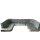 Polstergruppe U-Form 220 x 157 / Liegefläche ca 230 x 157 (10tlg) Wohnwagen / Wohnmobil (aus Bürstner Amara G865 Typ 5361 BJ 1997 ) gebr. , blau/gelb, Sonderpreis