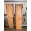 Hobby Möbeltüren-Set, 2tlg. (Schranktüren/Heizungsschrank) gebr., ca 132 x 32 (zB Hobby 440 BJ 1997) Sonderpreis