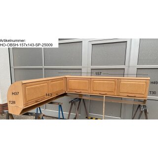 Hobby Oberschrank in L-Form ca 157 x 143 cm gebraucht (zB Hobby 440 BJ 1997, hinten quer und links) Sonderpreis
