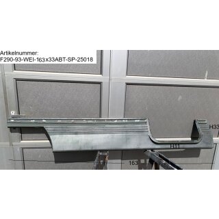 Fiat Ducato 290 Wohnmobil Weinsberg Seitenblende ca 163 x 33 cm Seitenleiste /Seitenspoiler (bei der ServiceDoor) gebr. (zB BJ 1993) Sonderpreis