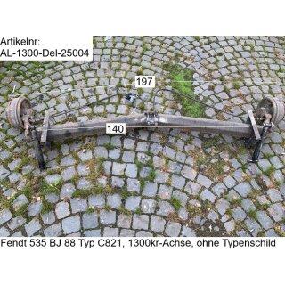 Alko Delta-Achse gebr. ca 197cm (zB Fendt 535 BJ 88 Typ C821) gebraucht, ohne Typenschild