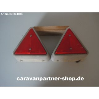 Dreiecksrückstrahler-Weis Hobby Wohnwagen 2 Stk, Setpreis