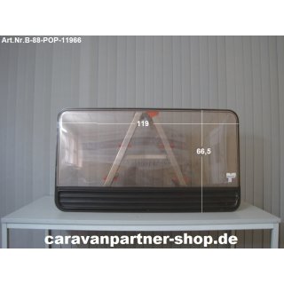 Bürstner Wohnwagenfenster ca 119 x 66,5 (Polyplastic)