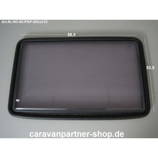 Hobby Wohnwagenfenster Parapress gebraucht ca 88,5 x 53,5 (zB Hobby 510/420TM/520) PPGY-RX