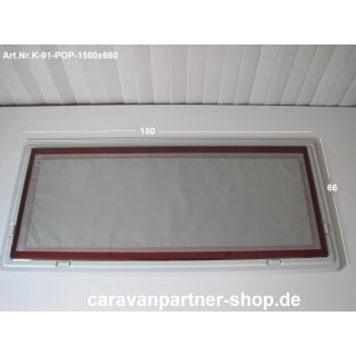 Knaus Wohnwagenfenster ca 150 x 66 "NEU" Polyplastic PMMA