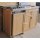 Küchenblock, Küchenzeile Wohnmobil komplett 1428x945 mit Kocher, Kühlschrank, Spüle