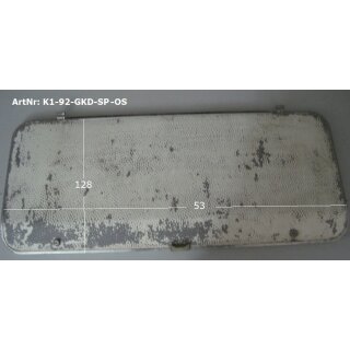 Knaus Wohnwagen Gaskastendeckel  gebraucht ca 128 x 53 ohne Schlüssel - Sonderpreis - Bugfrontdeckel / Bugklappe / Gasklappe / Flaschenkastendeckel / Flaschenkastenabdeckung