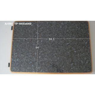 Tischplatte 94,5 x 64  gebr. Esstisch Blue-Pearl-Optik Mirage Sonderpreis