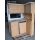 Küchenblock Fendt (Vollausstattung) gebraucht mit Kühlschrank, Kocheinheit, Spülbecken, Ober/Unter-Schränke