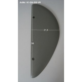 Knaus Dachhöcker-Seitenblende vorn rechts grau RAL7005 Sonderpreis
