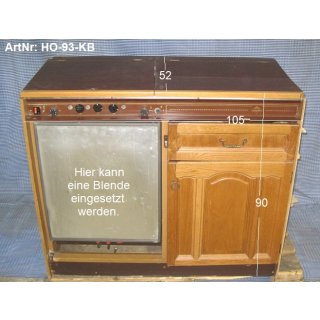 Küchenblock, Küchenzeile Wohnmobil komplett 105 x 52 cm mit Kocher, Kühlschrank, Spüle Hobby RM 200B