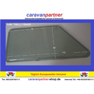Tabbert Wohnwagenfenster ca 112 x 52 Langlotz S6 D467 (geprägt) gebraucht