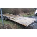 Plattformanhänger 1700kg ca 700 (655) x 240 mit Brief, Doppelachser (Tandem), ideal für TINY House, Quad Anhänger, Motorrad Anhänger etc. mit Brief