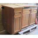 Küchenblock, Küchenzeile Wohnmobil komplett ca 150 x 65cm mit Kocher, Kühlschrank, Spüle RM301 (50 mBar)