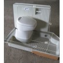 Bad-Set 3tlg. Toilette Thetford C200S, Duschwanne,...