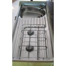 Küchenblock mit Unterschrank / Oberschrank / Kühlschrank / Spüle / Kocher gebraucht 103cm RM 270
